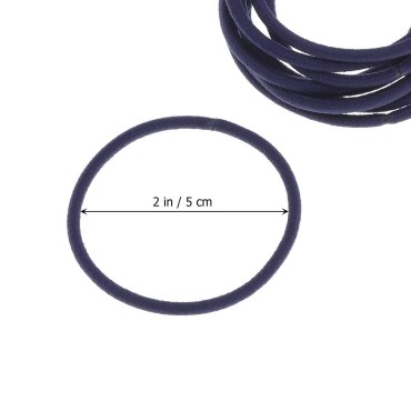 50pcs Nylon Rubber Bands High Elasticity Ponytail ...