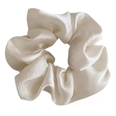 4 Pack Soft Satin Sleep Hair Scrunchies Bright Sil...