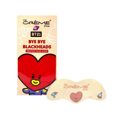 The Crème Shop | BT21: Bye Bye Blackheads - Printed Pore Strips (Set of 8)