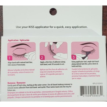 KISS Premium Eyelashes KPL01 55603 One Package 01