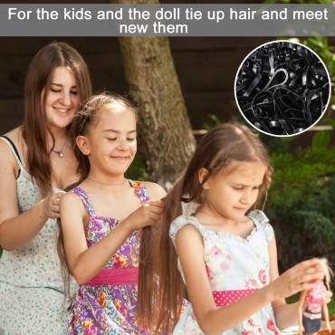 1500 Pcs Mini Rubber Bands, Elastic Hair Ties Smal...