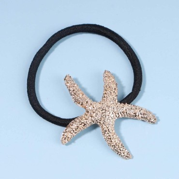 Yheakne Starfish Hair Tie Scrunchies Nylon Ring El...