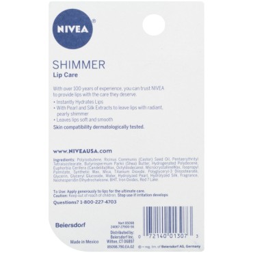 Nivea A Kiss of Shimmer Lip Care Stick - Pearly Shimmer