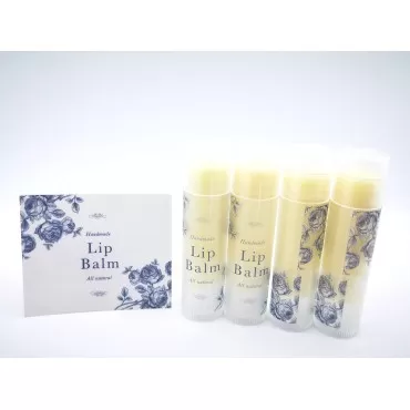 ZZYBIA Assorted Clear Vinyl Lip Balm Label Sticker...