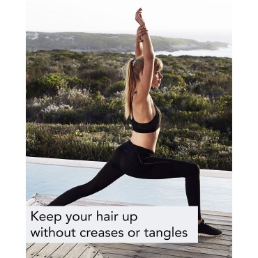 SUPERLUXE 8pcs Clear Spiral Hair Ties - Painlessly...