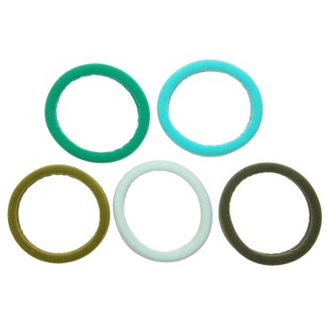 L. Erickson Sport Pony, Green Multi, Set of Five -...