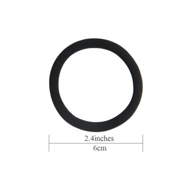 20 PCS Thick Seamless Hair Ties for Curly Heavy an...