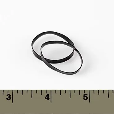 Hair Elastics - STRONG - REUSEABLE Black Premium- 40mm Wide, Pack of 16 by ElasticU