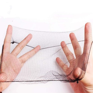 60 Pack Brown Invisible Elastic Edge Hair Nets,len...