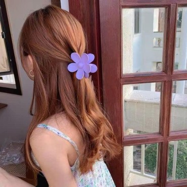 9PCS Flower Hair Claw Clips, Lightweight Small Str...