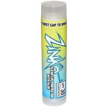 Zinka Clear Lip Protector With Aloe SPF 30 Sunscre...