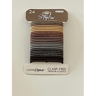 Stylin’ Naturals Clasp-Free Premium Hair Elastics ...