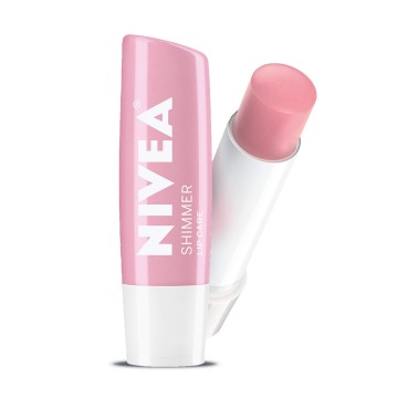 NIVEA Shimmer Lip Care - Pearly Shimmer for Chapped Lips, Moisturize All Day - .17 oz. Stick