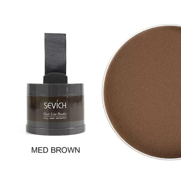 Magik Waterproof Hair Line Filler Filling Powder Hairline Instant Cover Up Shadow (Medium Brown, 2 Pack)