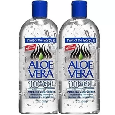 FRUIT O/T EARTH ALOE VERA GEL 12 OZ(Pack of 2)