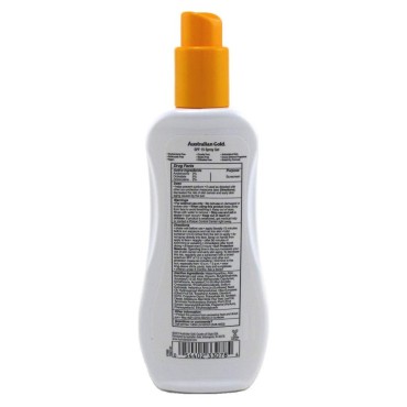 Australian Gold SPF 15 Sunscreen Spray Gel, 8 Fluid Ounce