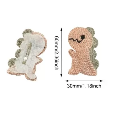 10 Piece Dinosaur Girl Hair Clips,Cute Barrettes,G...