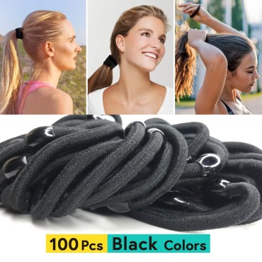MARY LAVENDER Thick Hair Ties for All Hair Types B...