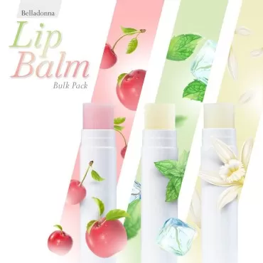 Belladonna Vanilla Natural Lip Balm Bulk - Moistur...