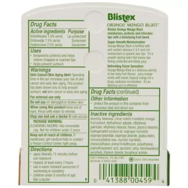 Blistex Lip Protectant SPF 15 Orange Mango Blast.1...