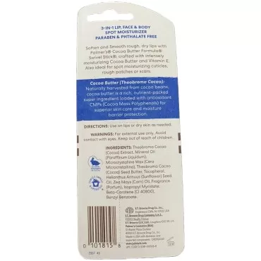 Palmer's Cocoa Butter Formula Swivel Stick 0.50 oz (Pack of 5)