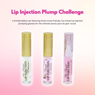 Too Faced Lip Injection Plump Challenge Instant & ...