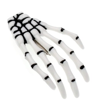 10Pcs Skeleton Hands Hair Clips 3 inch Hand Bone S...
