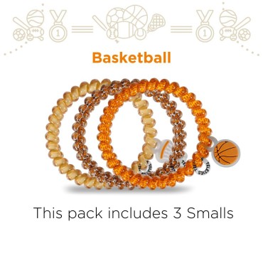 TELETIES - Small Spiral Hair Coils - Sports Collec...