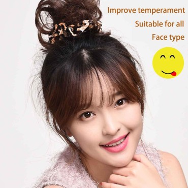 6 PCS scrunchies for hair cheetah print hair ties ...