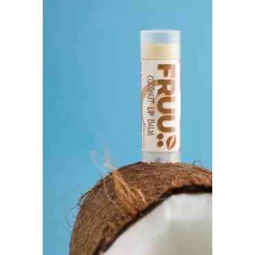 FRUU.. Coconut Scent Calming And Hydrating Lip Balm, Matt Look, Suitable For Sensitive Skin, Cruelty Free And Vegan, 4.5g