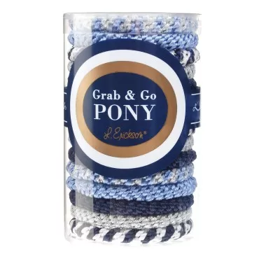 L. Erickson Grab & Go Ponytail Holders - Sparkle