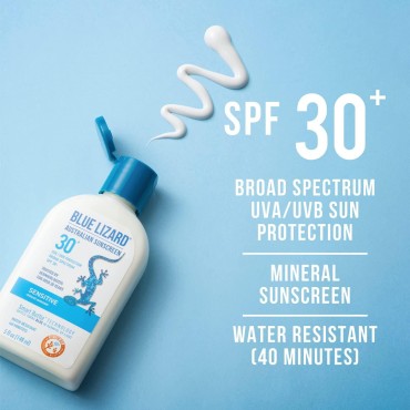 Blue Lizard Spf#30+ Sensitive Australian Sunscreen...