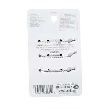 Womens Scunci Mini Jaw Octopus Clips, 2.5 cm, 6 Co...