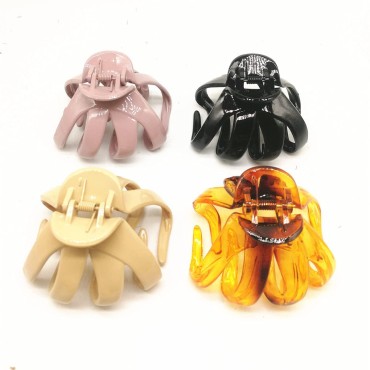 SOTOLAN 4 Pieces Classic Large Styling Octopus Hai...