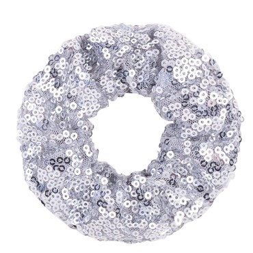 6 Pcs Sparkle Sequin Hair Scrunchie Hair Bobbles M...