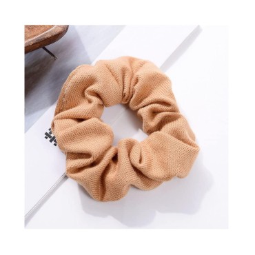Scrunchies Hair Ties Soft Knitted Hair Bands Hair ...