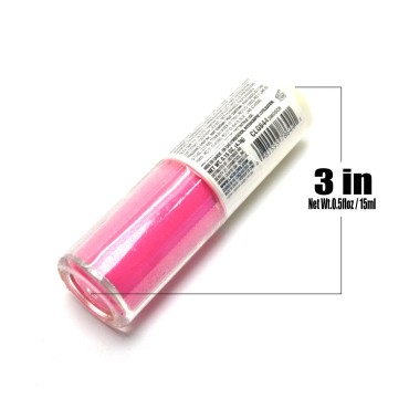 L.A. COLORS Pick 1 Color Pout Shiny LipGloss Lip Gloss Stick + Free Zipper Bag (CLG644 Smooch)
