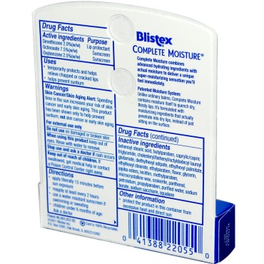 Blistex Complete Complete Moisture SPF 15 Lip Prot...