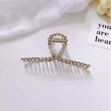Yusier 2 PCS Metal Rhinestone Imitation Pearl Hair...