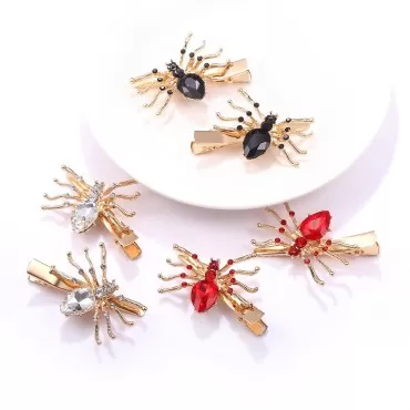 Urwomin Halloween Hair Clips for Women Spider Hair...