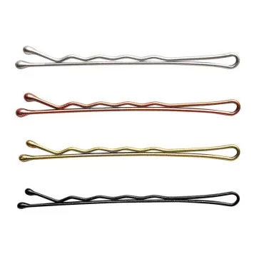 Diane Fromm 60 Pack Bob Pins 2'' Assorted Colors/Colores Variados Black Silver Copper Gold DHC020