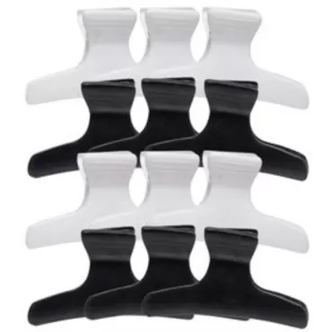Diane Large Butterfly Clips, 12/bag - 2 pack