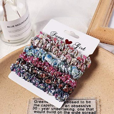 Shuiniba Silk Hair Scrunchies, Small Silk Scrunchy...