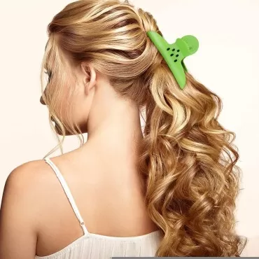Yusier 2 PCS 5inch Rhinestone Plastic Big Hair Cli...