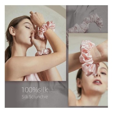 Scrunchies Silk Hair Ties Satin Scrunchies Women G...