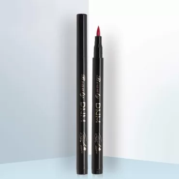 Liquid Eyeliner Pen, Long Lasting Waterproof Eyeliner Pencil Cosmetic Makeup Tool (06# red)