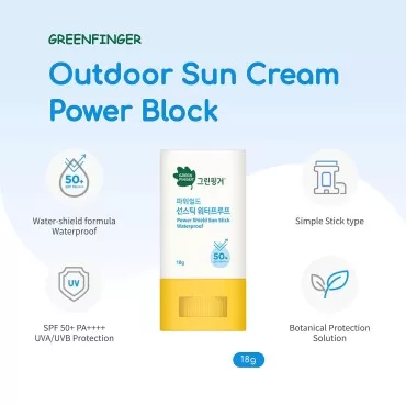 [Green finger] Power Shield Sun Stick Waterproof S...