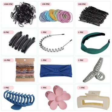 Hair Accessories for Women 1223 PCS Hair Claws Cli...