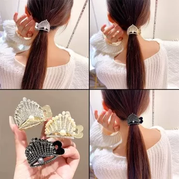 Yusier 3 Pcs Medium Sparkle Rhinestone Claw Clips ...