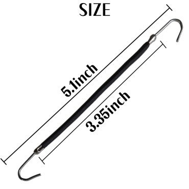 NSBELL 36PCS Elastic Hook Hair Tie Styling Ponytai...